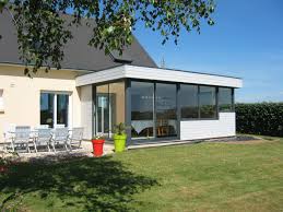 extension maison veranda toit plat